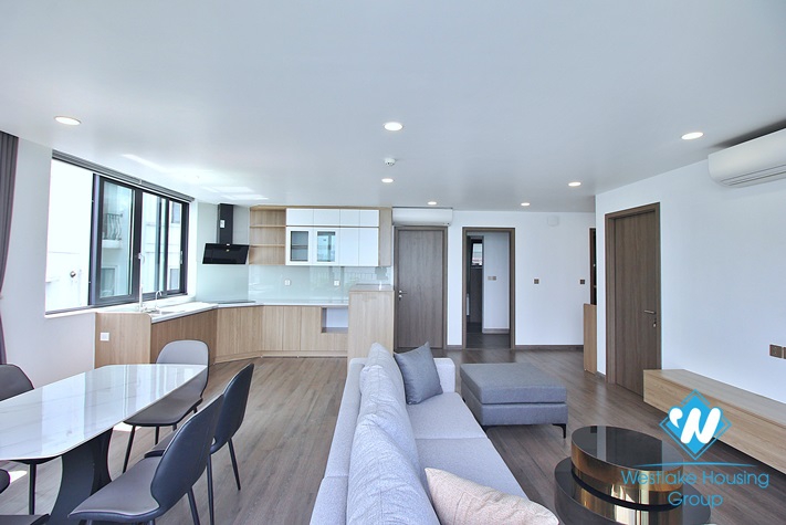 Lake view and brand new 2 beds apartment for rent in Nguyen Dinh Thi st, Tay Ho